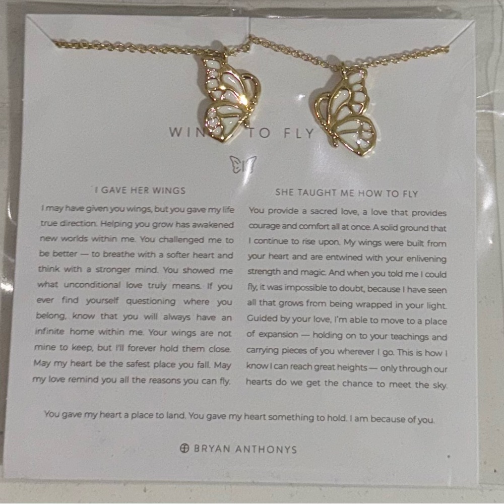 Bryan Anthonys Wings to Fly Butterfly Necklaces